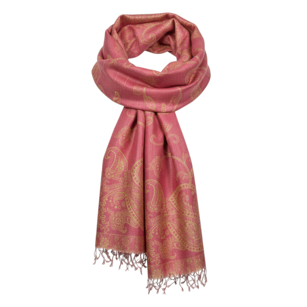 Pink Paisley Muffler